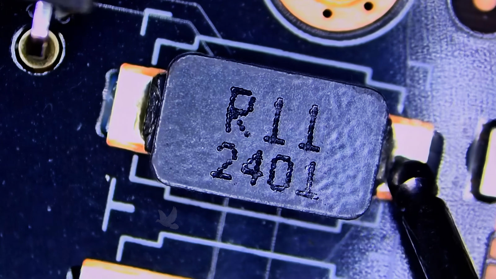 Short detected on the R11 circuit line during a microsoldering repair