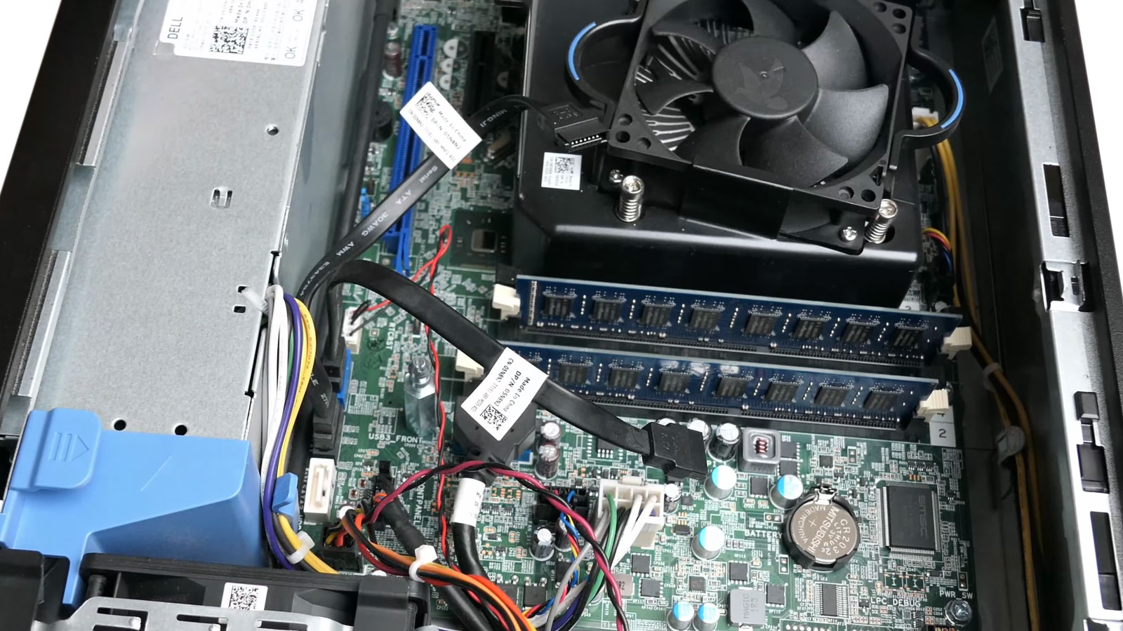 Dell-OptiPlex-9020-on-the-Repair-Bench Dell OptiPlex 9020 desktop computer on the workbench for repair