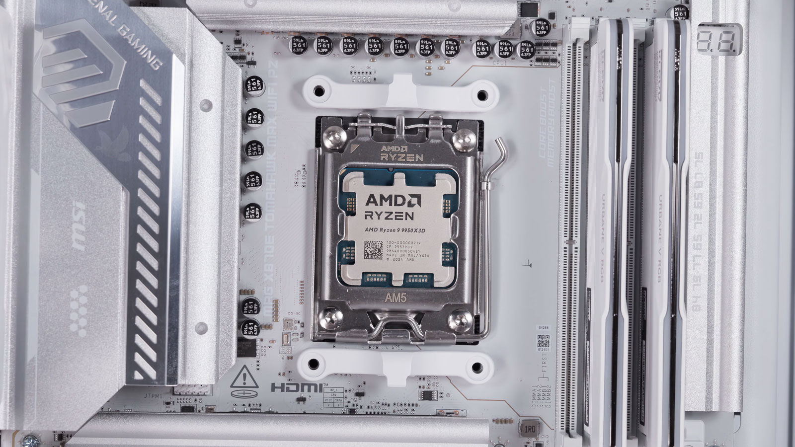 Gaming computer undergoing Ryzen 9 AM5 CPU overheating repair
