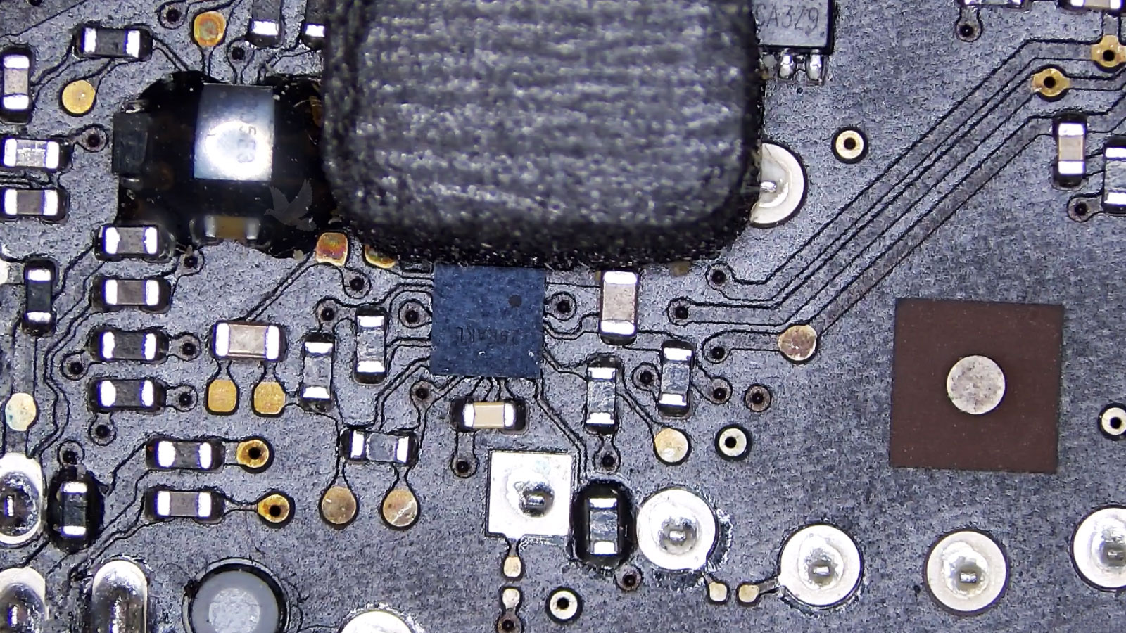 Open SMD resistor identified as the cause of a dead circuit