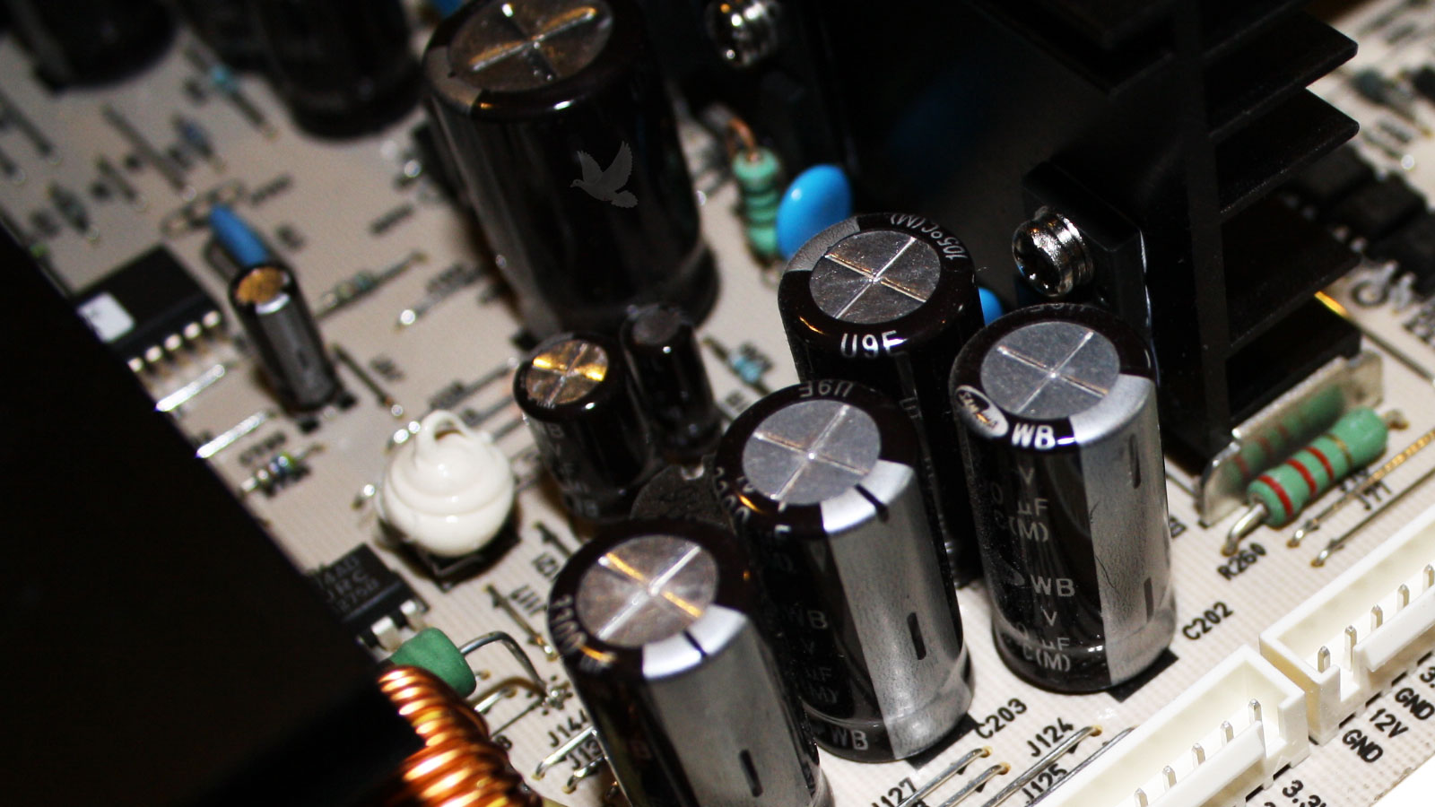 Replaced circuit board transistor with thermal paste after 12-volt rail restoration